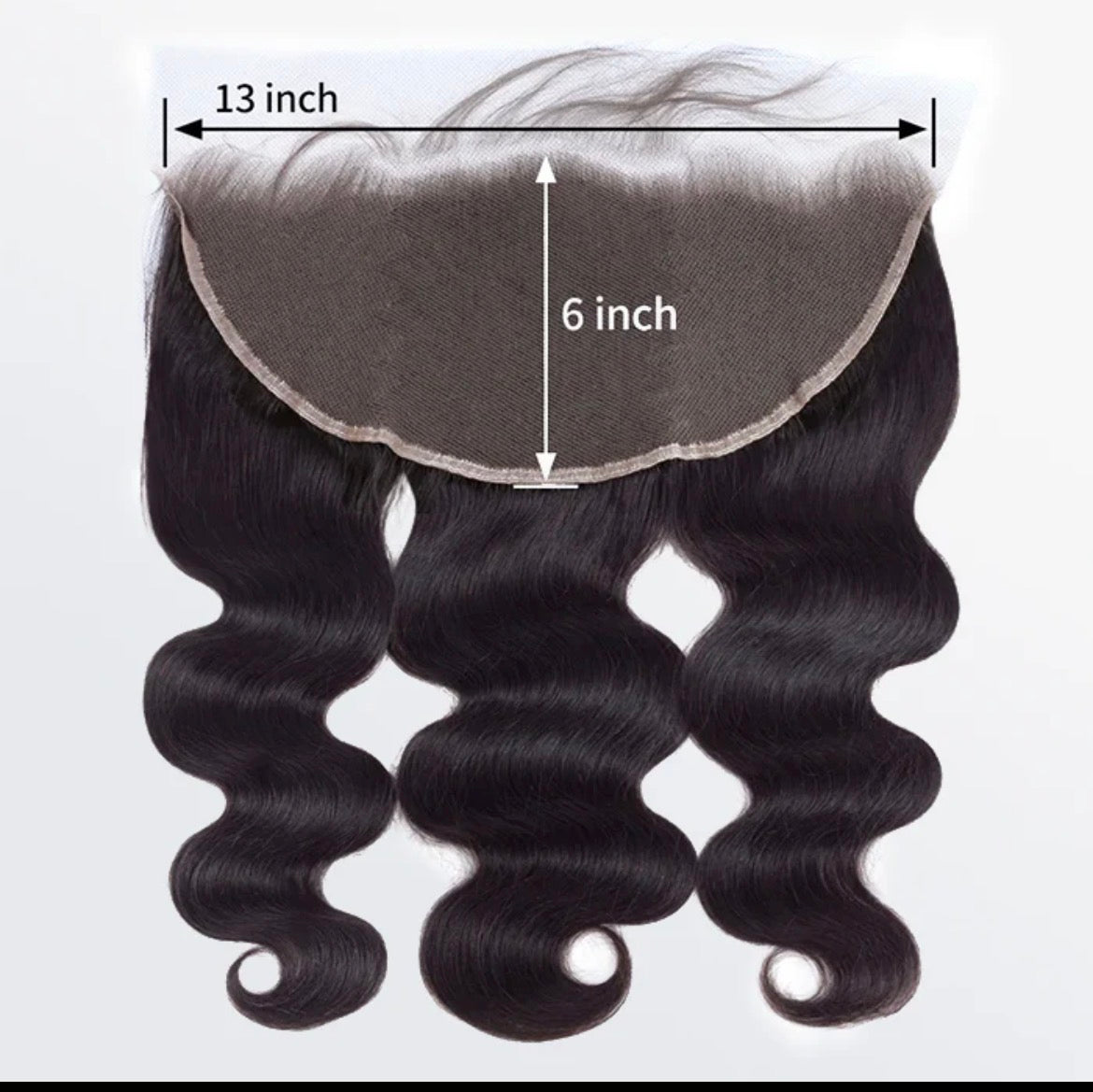 ✨ 13x6 HD Free Parted Frontal – Body Wave