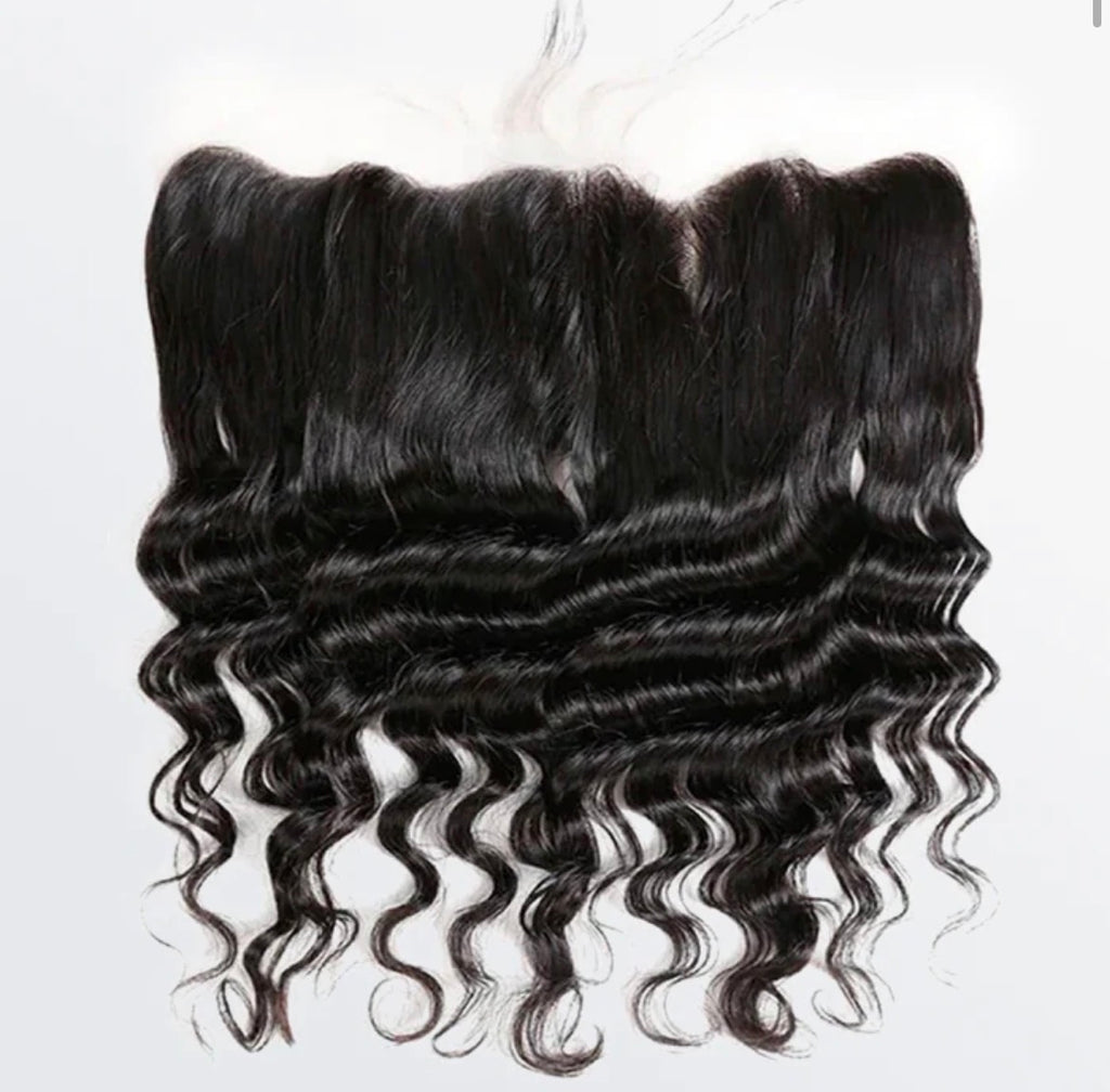 ✨ 13x4 Free Parted Frontal – Deep Wave