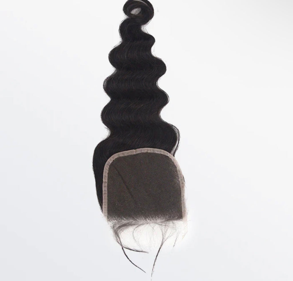 ✨ 4x4 Free Parted Lace Closure – Ocean Wave