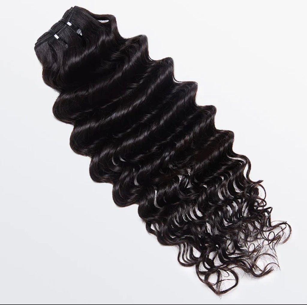 👑 Raw Vietnam Hair Bundles – Deep Wave 14-26