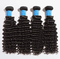 👑 Deep Curly Brazilian 100% Virgin Hair Bundles (10”–30”)