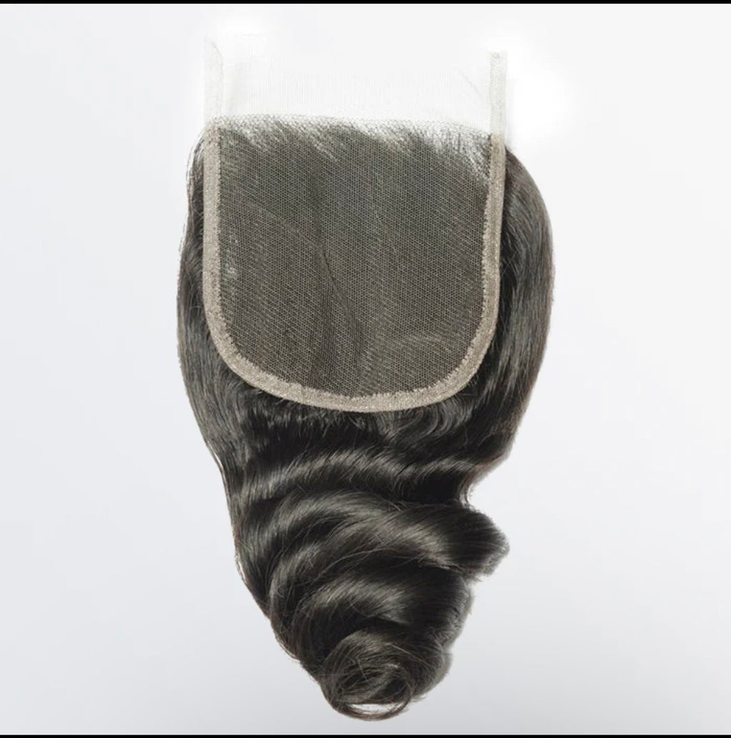 ✨ 4x4 Free Parted Lace Closure – Loose Wave