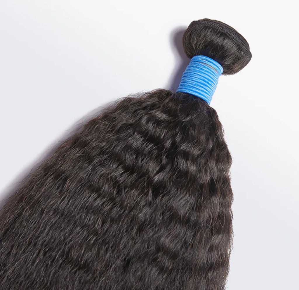 👑 Kinky Straight Brazilian 100% Virgin Hair Bundles (10”–26”)