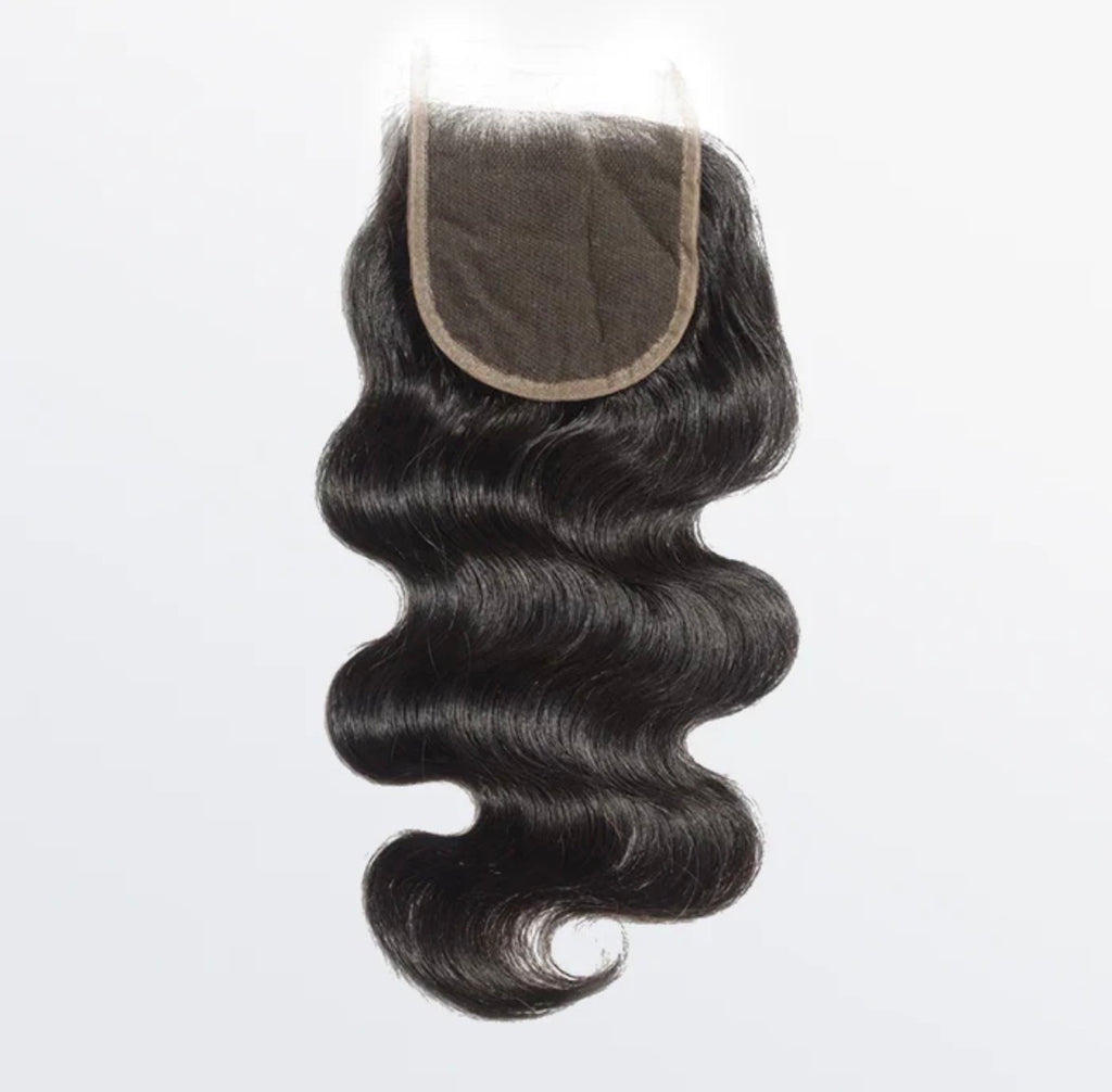 ✨ 4.5x4.5  Free Parted Lace Closure – Straight/ Body wave