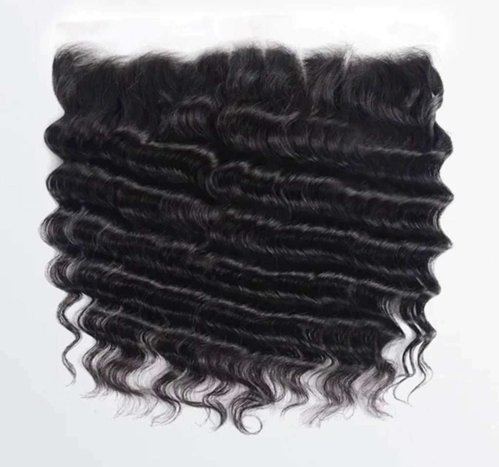 ✨ 13x4 Free Parted Frontal – Loose Deep Wave