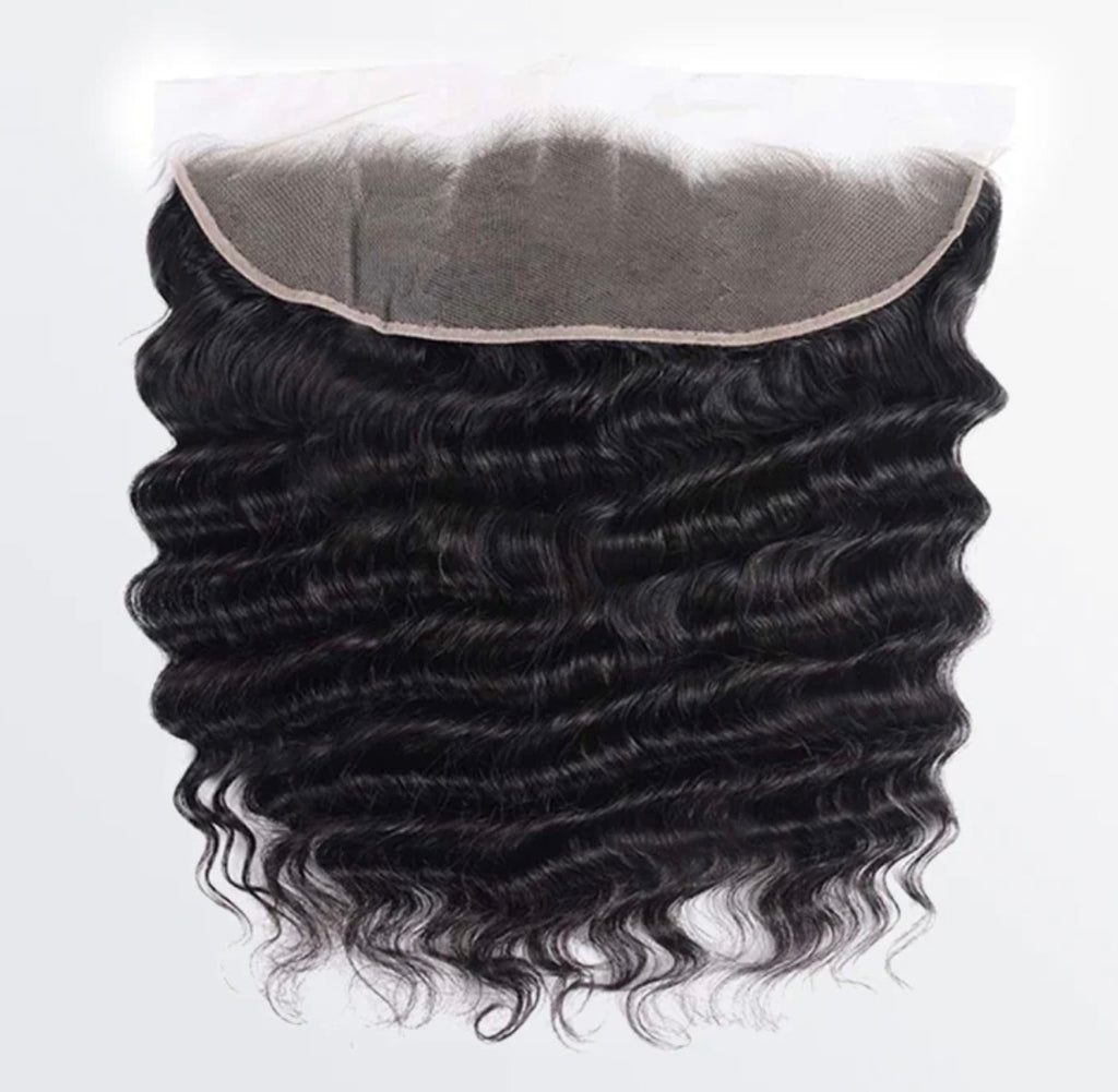 ✨ 13x4 Free Parted Frontal – Loose Deep Wave