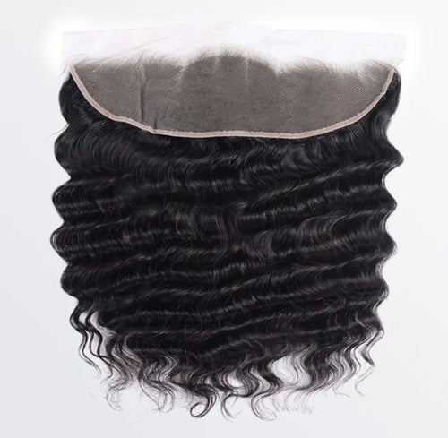 ✨ 13x4 Free Parted Frontal – Loose Deep Wave