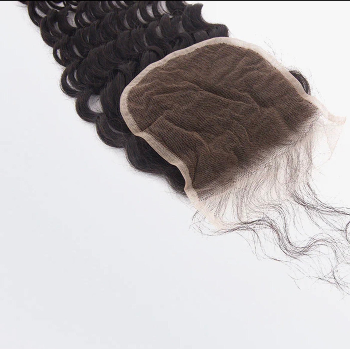 ✨ 5x5 Free Parted Lace Closure – Deep Wave