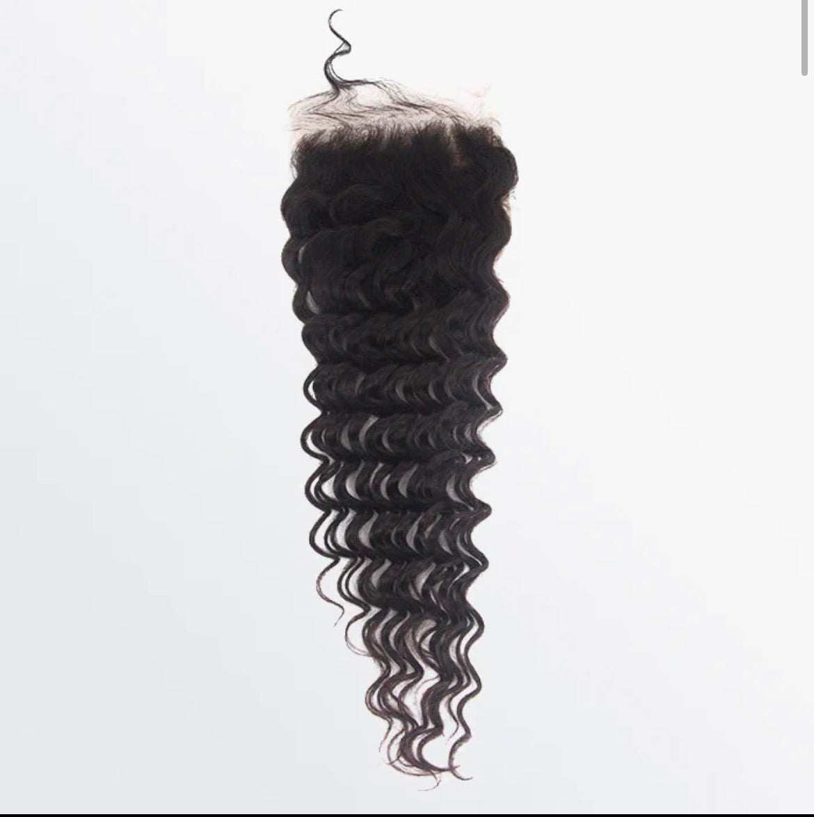 ✨ 5x5 Free Parted Lace Closure – Deep Wave