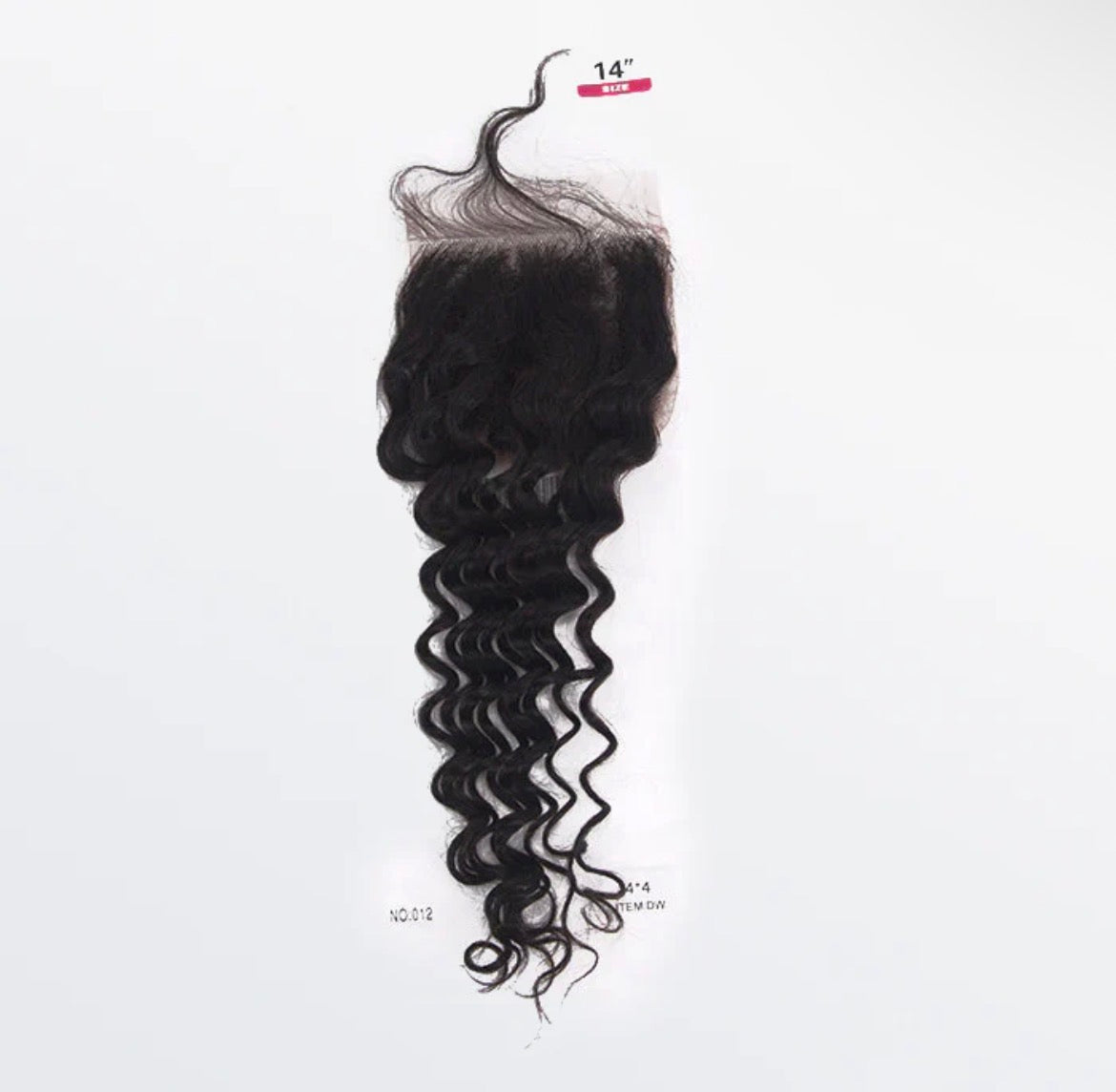 ✨ 4x4 Free Parted Lace Closure – Deep Wave
