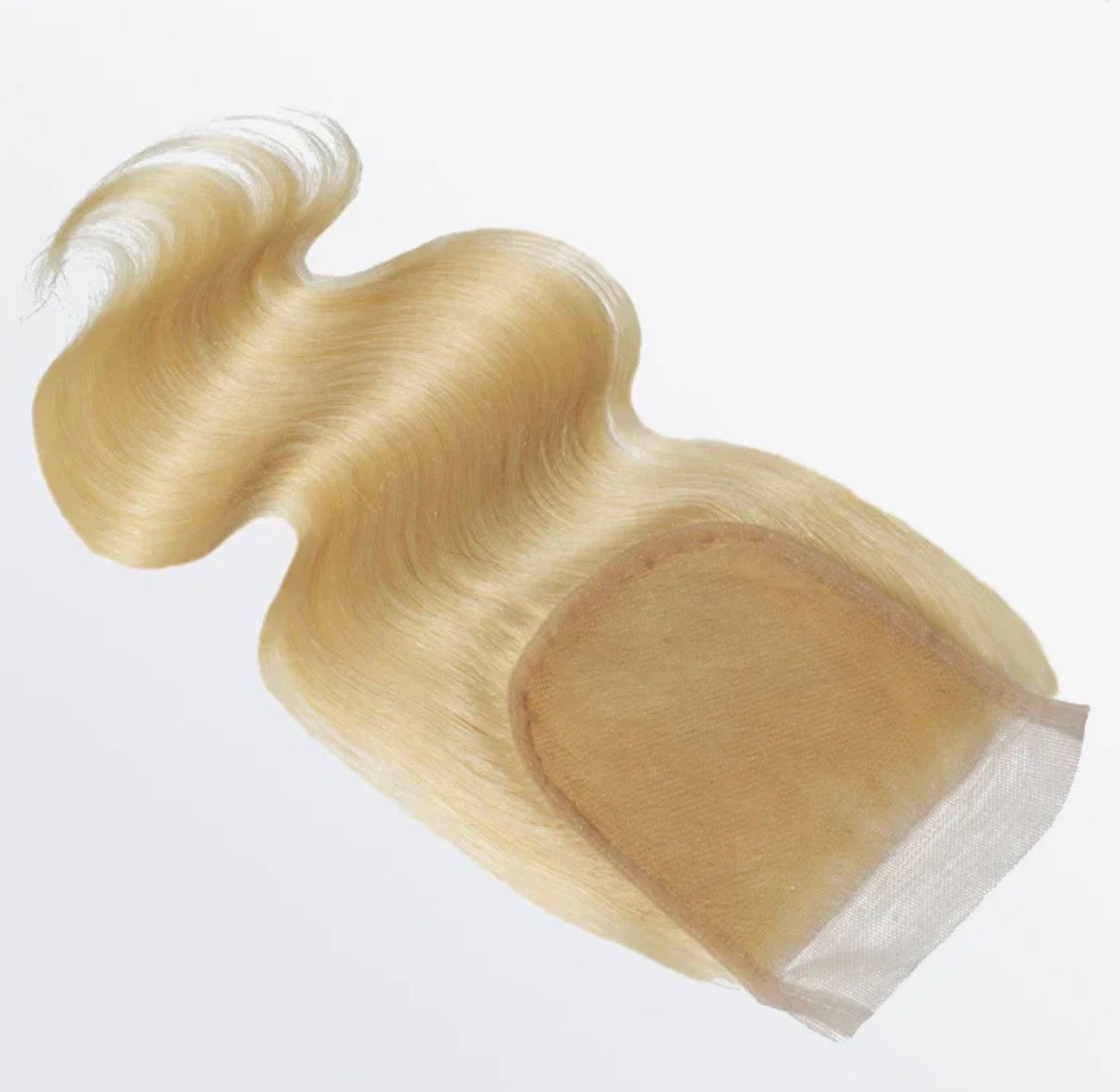 Free Parted Lace Closure Straight/ Body Wave  #613