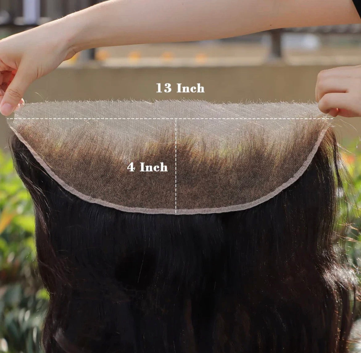 ✨ 13x4 HD Free Parted Frontal – Straight