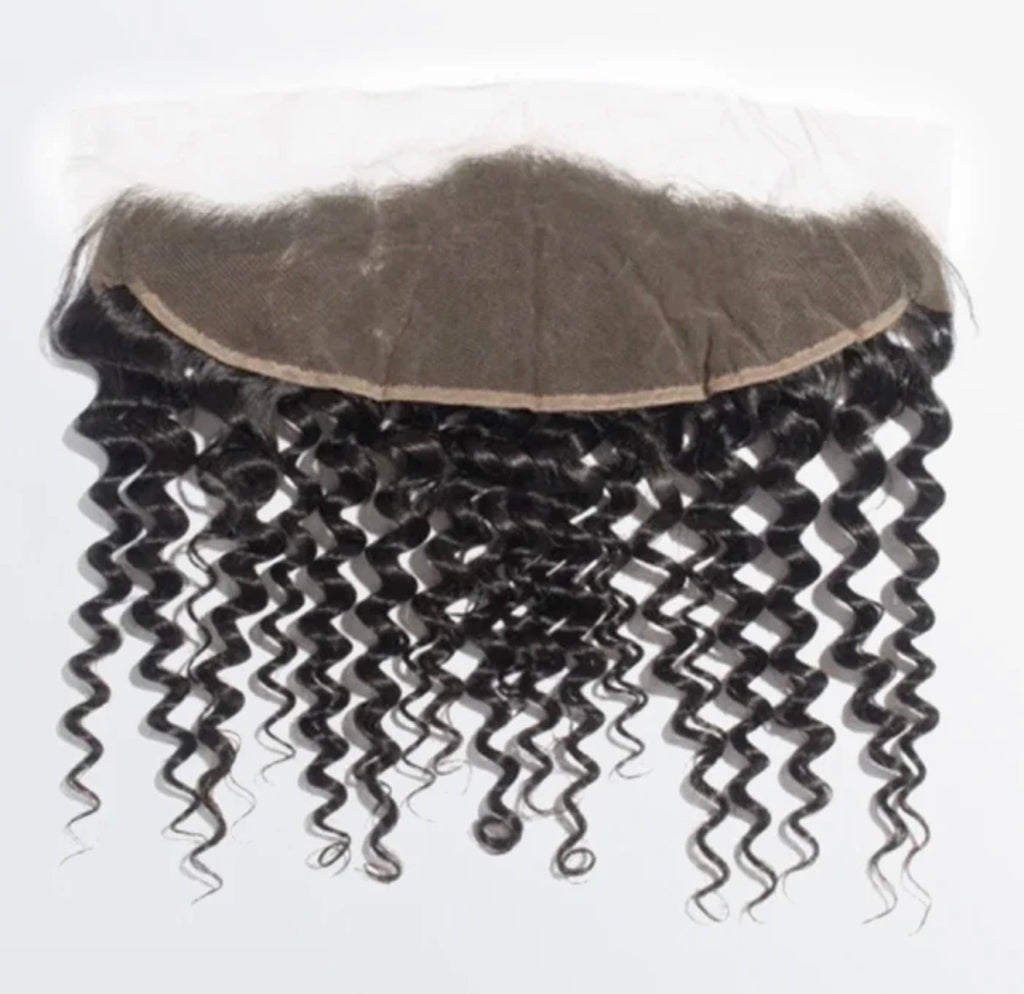 ✨ 13x4 Free Parted Frontal – Deep Curly