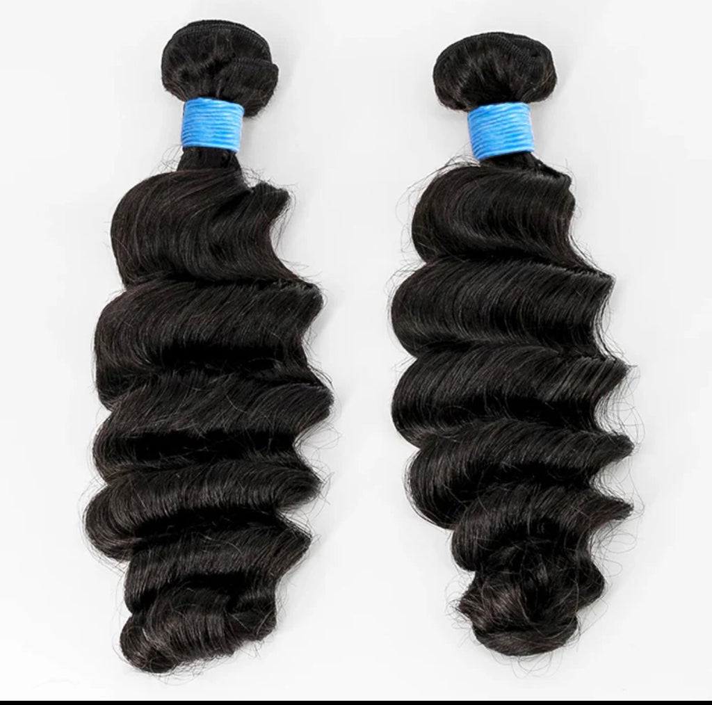 👑 Ocean Wave Brazilian 100% Virgin Hair Bundles (14”–26”)