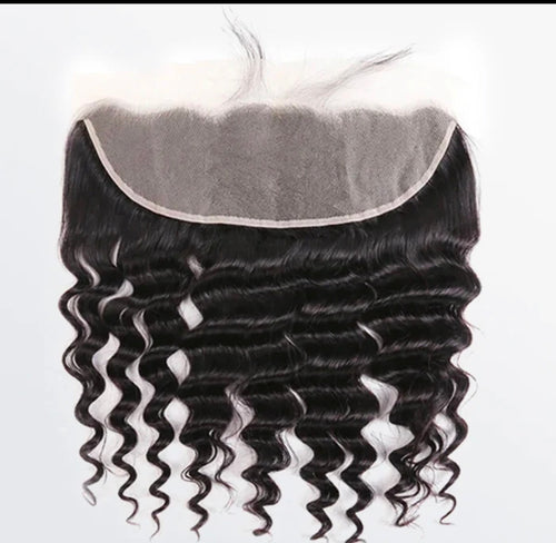 ✨ 13x4 Free Parted Frontal – Deep Wave
