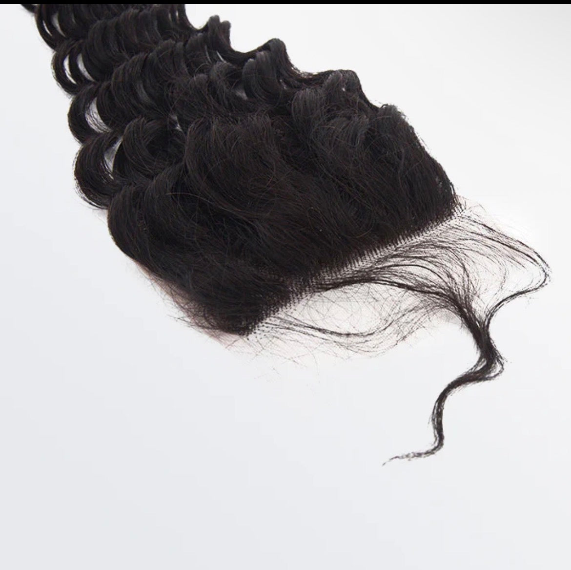 ✨ 4x4 Free Parted Lace Closure – Deep Wave
