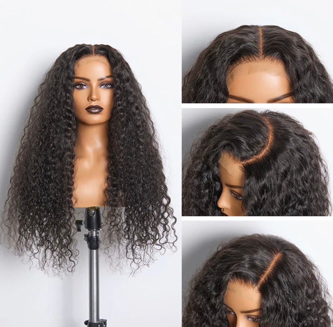 💎 180% Density 5x5 transparent Lace Glueless Closure Wig | Blessed Hands Hair Co.