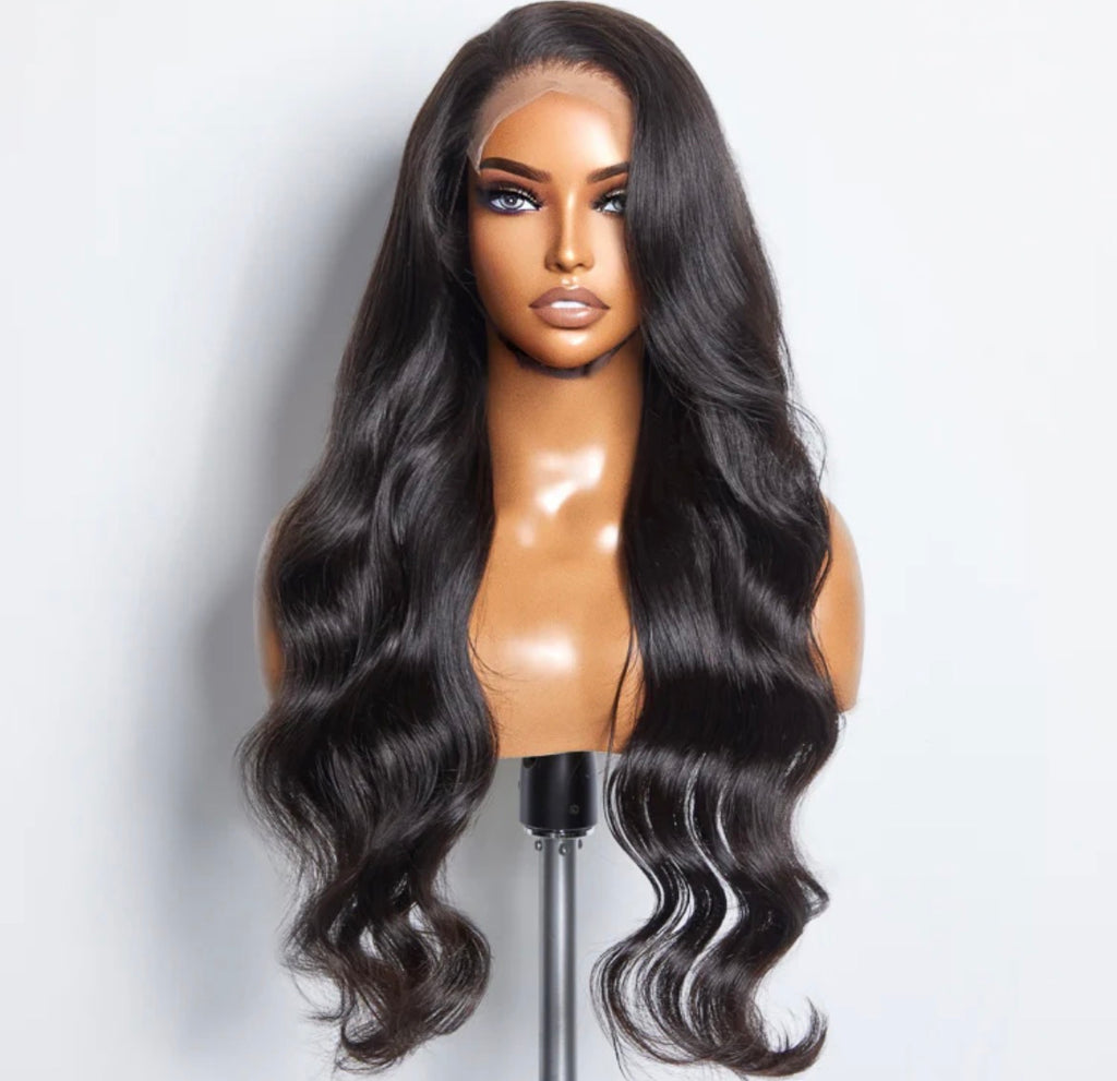 💎 180% Density 5x5 transparent Lace Glueless Closure Wig | Blessed Hands Hair Co.